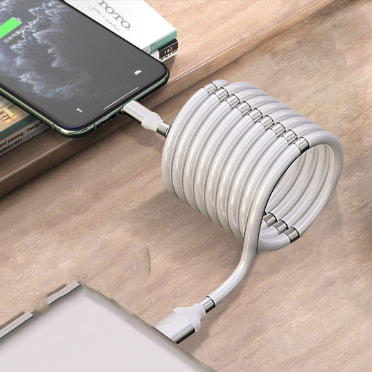 Fast Charging Magnetic Storage Data Cable